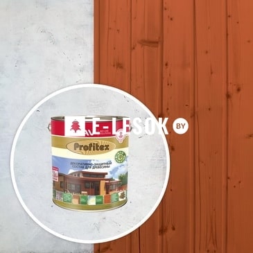 Декоративно-защитный состав PROFITEX красное дерево 1л