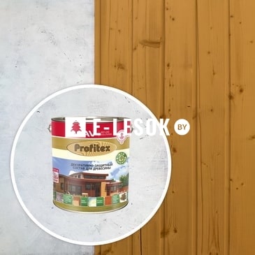 Декоративно-защитный состав PROFITEX светлый орех 3л