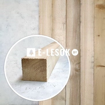 Брус обрезной С 100x100x6000 естественной влажности