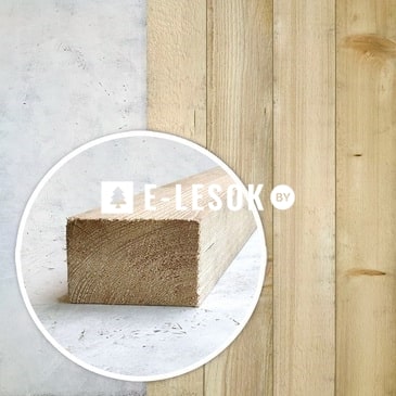 Брус обрезной В 100x150x6000 естественной влажности