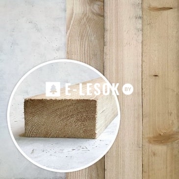 Брус обрезной С 100x200x6000 естественной влажности