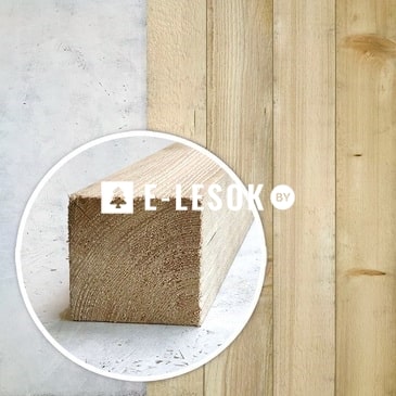 Брус обрезной В 150x150x6000 естественной влажности