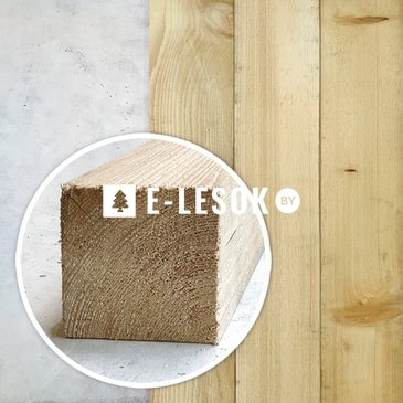 Брус обрезной В 200x200x6000 естественной влажности