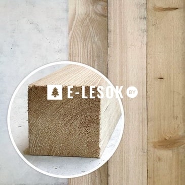 Брус обрезной С 200x200x6000 естественной влажности