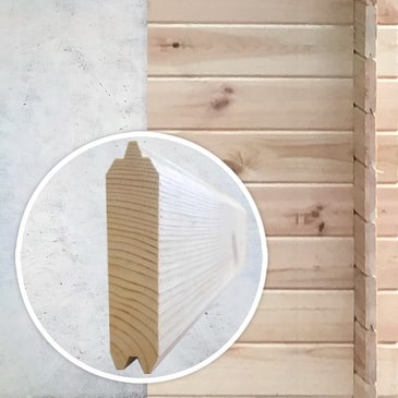 Брус профилированный 27x117(108)x4000