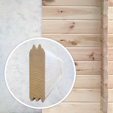 Брус профилированный 34x117(108)x6000