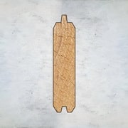 Брус профилированный 27x117(108)x6000 с зарезанными чашками (домокомплект)