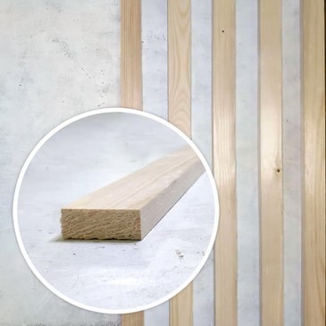 Брусок 1-2 сорт 20x40x3000 строганый, тех.сушки