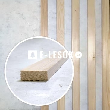 Брусок AB 18x47x3000 строганый, тех.сушки