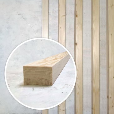 Брусок 1-2 сорт 30x40x3000 строганый, тех.сушки