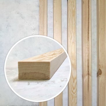 Брусок 1-2 сорт 30x50x3000 строганый, тех.сушки