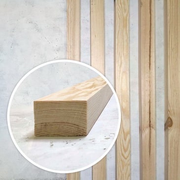 Брусок 1-2 сорт 35x50x3000 строганый, тех.сушки