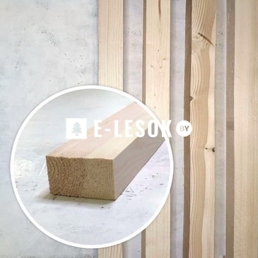 Брусок 2 сорт 35x60x3000 строганый, тех.сушки