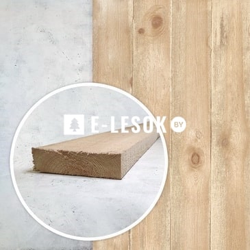 Доска обрезная С 25x100x6000 естественной влажности