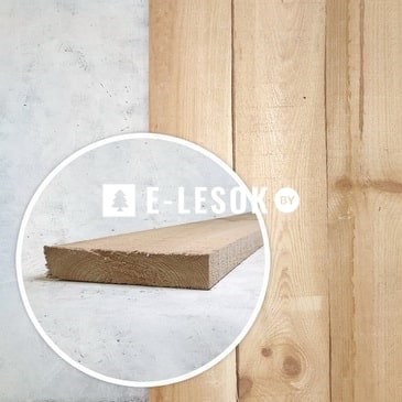 Доска обрезная В 25x150x4000 естественной влажности