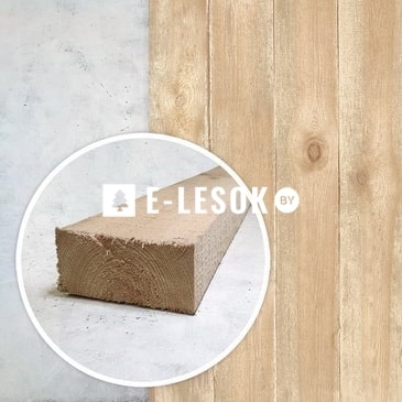 Доска обрезная В 50x100x6000 естественной влажности