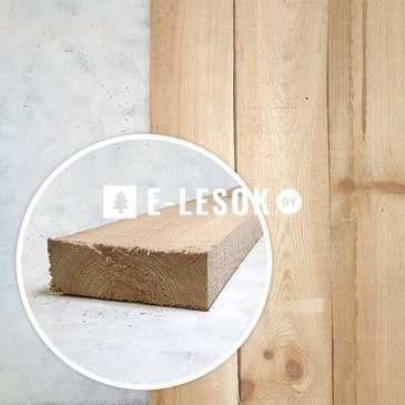 Доска обрезная В 50x150x6000 естественной влажности