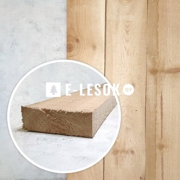 Доска обрезная С 50x150x6000 естественной влажности