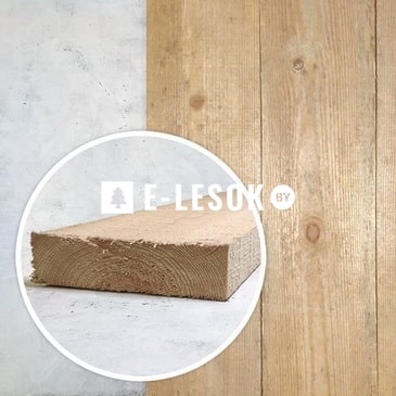 Доска обрезная С 50x200x6000 естественной влажности