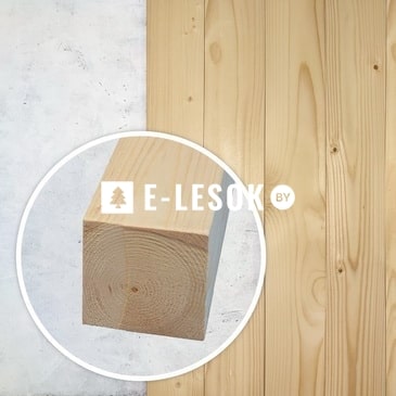 Доска строганая AB 100x100x2000 тех.сушки