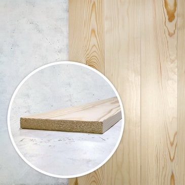 Доска строганая AB 18x145x5000 тех.сушки