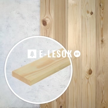 Доска строганая AB 15x90x4000 тех.сушки