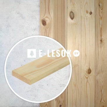 Доска строганая AB 20x95x3000 тех.сушки