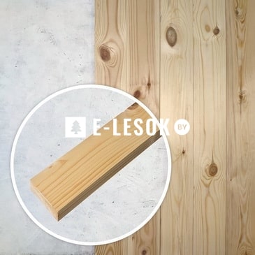 Доска строганая AB 20x75x3000 тех.сушки