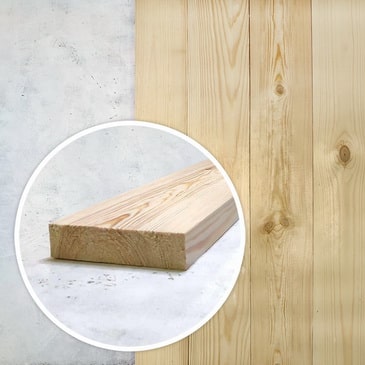 Доска строганая AB 45x145x3000 тех.сушки