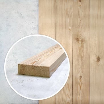Доска строганая AB 35x120x3000 тех.сушки