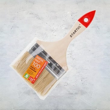 Кисть плоская 4″-100мм STARTUL STANDART+