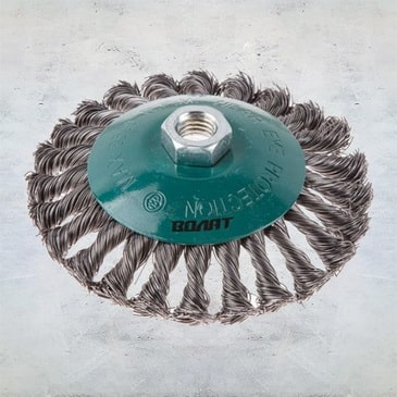 Щетка дисковая косич.125мм/M14 ВОЛАТ