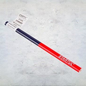 Карандаш разметочный 180мм двухцветный STARTUL STANDART
