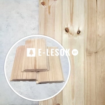 Имитация бруса АВ 20x135x4000 (четверть)