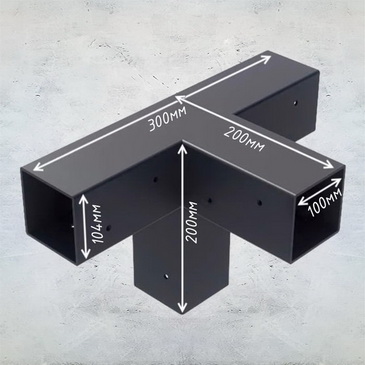 Коннектор соединительный 100×100