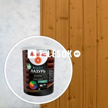 Лазурь для дерева Alpina АКВА, махагон, 2.5 л