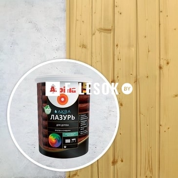 Лазурь для дерева Alpina АКВА, сосна, 2.5 л