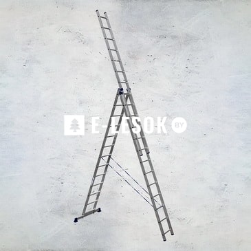 Лестница 3-секционная универсальная ALUM алюмин. 3х12