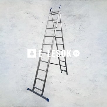 Лестница 2-секционная алюмин. 2х9