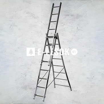 Лестница 3-секционная алюмин. 3х8