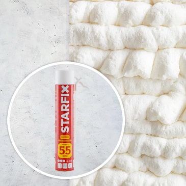 Пена монтажная бытовая всесезонная STARFIX Foam 55 750 мл