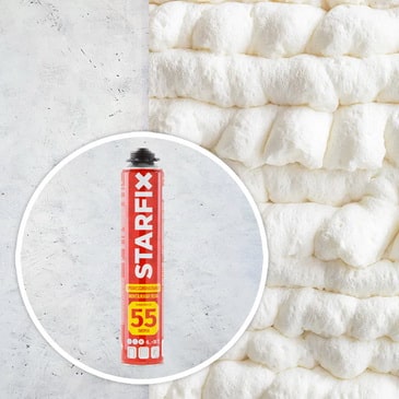 Пена монтажная профессиональная всесезонная STARFIX Gunfoam 730 мл