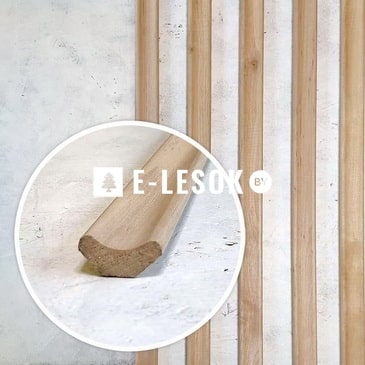 Плинтус ольха Эсктра 12,5x25x2200