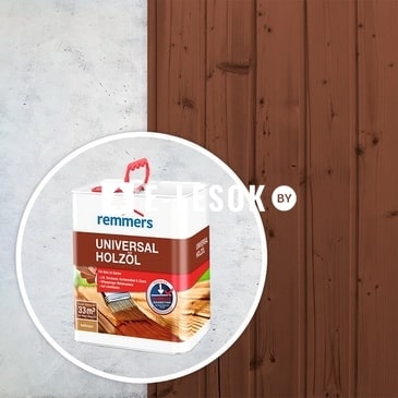 Декоративно-защитный состав Remmers UNIVERSAL-HOLZÖL, тёмно-коричневый 3л