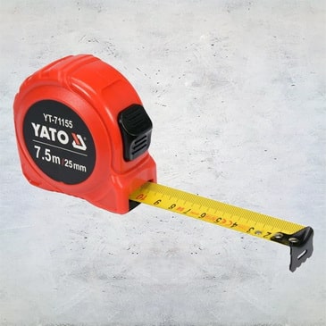 Рулетка YATO 25мм x 7,5м