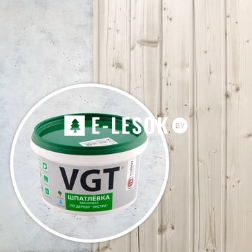 Акриловая шпатлевка по дереву VGT Экстра, белая, 0,3 кг