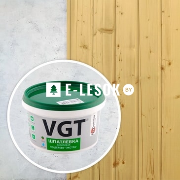 Акриловая шпатлевка по дереву VGT Экстра, сосна, 0,3 кг