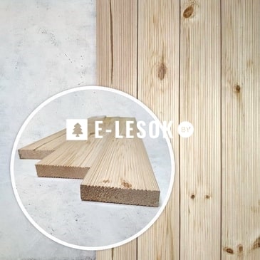 Террасная доска, хвойных пород А 27x115x4000