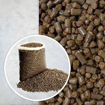 Топливные гранулы: пеллеты 15 кг темные