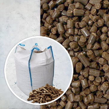 Топливные гранулы: пеллеты биг-бэг 1т темные